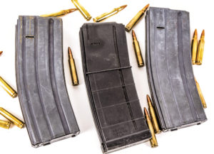 One major design flaw is that the AR-18 cannot use AR-15 mags. Author photo