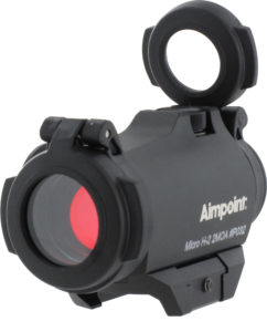 Among the Aimpoint Micro H-2’s upgrades include improved lenses and a more rugged housing.