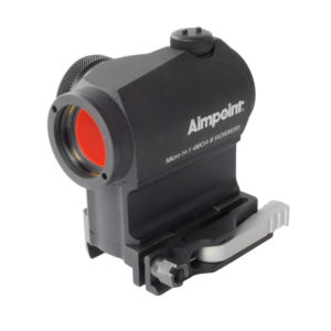 Aimpoint Micro H-1 keeps your AR sighted in, no matter the circumstances.