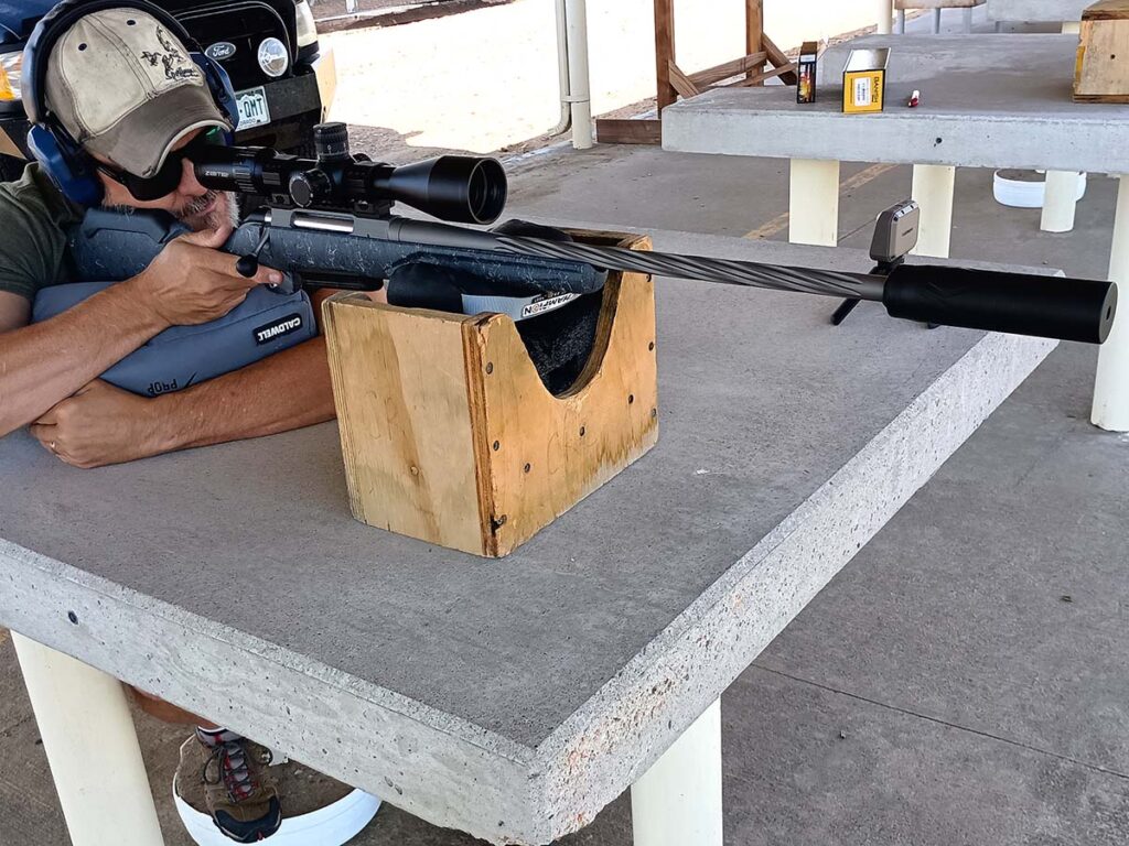 The ZeroTech scope and Backcountry suppressor proved perfect matches for the 7mm PRC rifle.