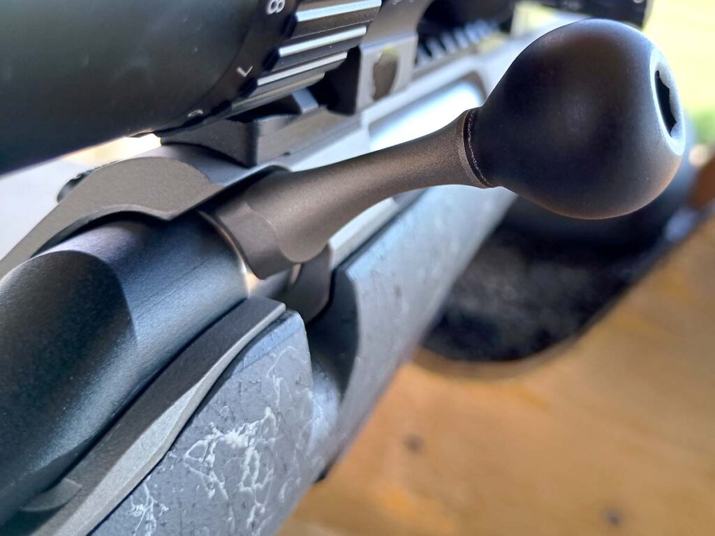 Ruger upgrades the bolt handle on the new American Rifle, enlarging it for better manipulation.