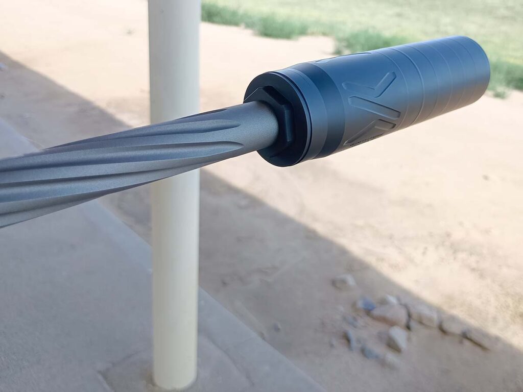 Not only attractive, the Gen II's spiral-fluted barrel also lighten's the rifle's load.