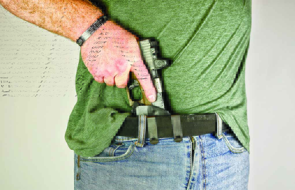 Regardless of where you choose to conceal your handgun, reholstering is the action that causes most accidental discharges. Be diligent in your movements, and remember that there’s never a need to hurry while returning your handgun to its holster. 