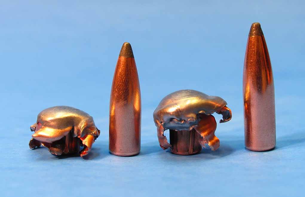 These two Sierra ProHunter bullets delieverd near identical terminal performance, even though one weighed 20 percent more than the other.