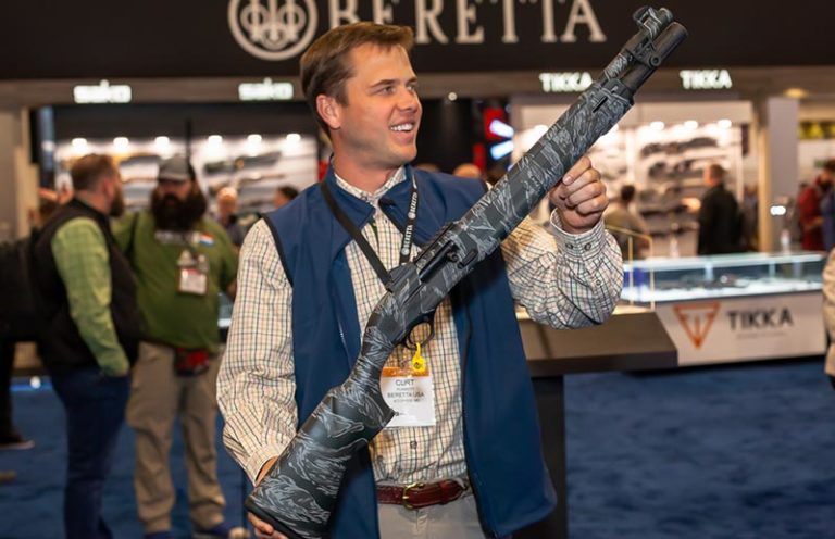 SHOT Show 2023 Picks: Beretta A300 Ultima Patrol Tiger Stripe Shotgun