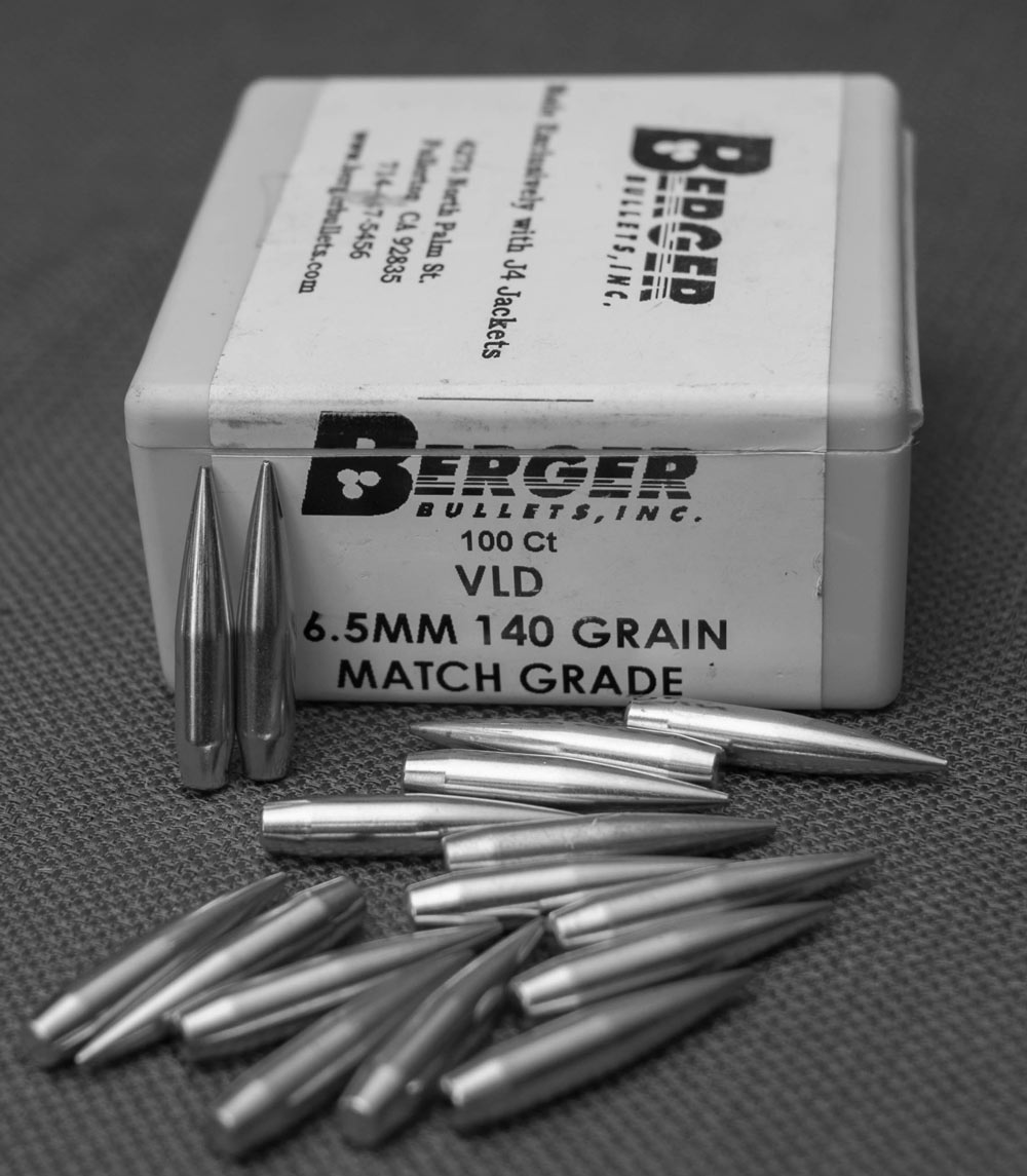Berger's J4 jackets have become the industrial standard of match bullets.