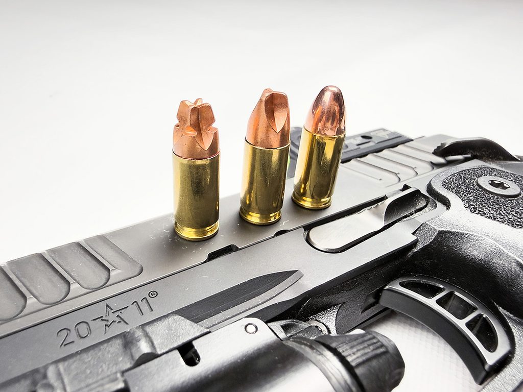 Black Hills 100- 125-grain Honey Badger 115-grain FMJ 9mm