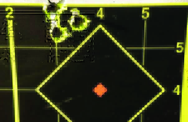 Federal’s 165-grain Fusion load printed just over ½ inch at 100 yards.