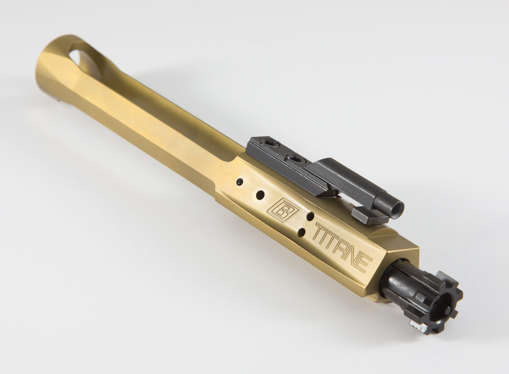 BoomFab aims to give competitive shooters the edge with its Titane titanium bolt carrier.