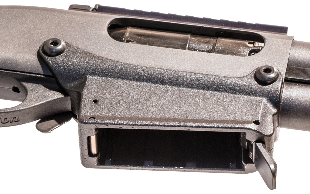 The 870 DM is more than just a conversion kit to permit the use of detachable magazines. Remington has been working on this project for years, and the action is definitely different than a standard 870’s action.
