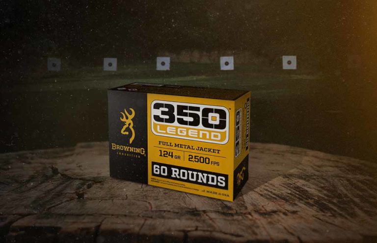 .350 Legend Ammo: Browning Introduces A FMJ Load