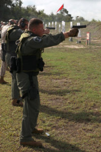 CQB Pistols at a Marine Sight-In