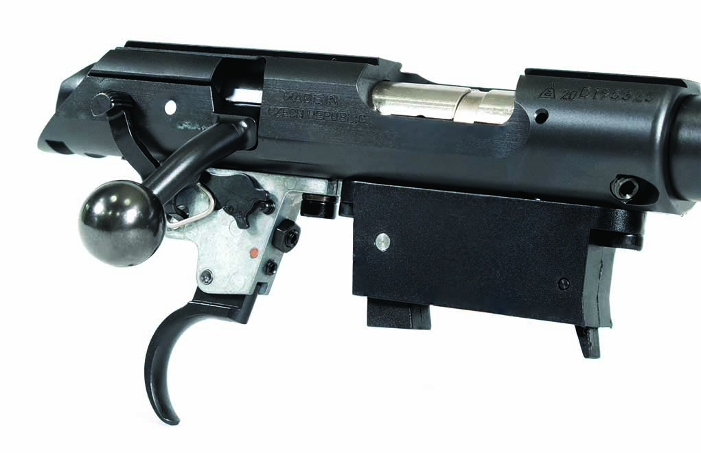 The 457 receiver, bolt and trigger assembly can be housed in a wide variety of aftermarket stocks and chassis. 