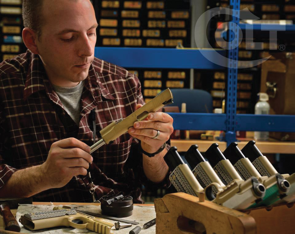 The skilled gunsmiths at the Colt Custom shop have more than 150 years of combined experience. Colt Photo