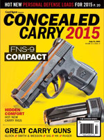 This column appears in the 2015 Concealed Carry issue of Gun Digest the Magazine. Click here to download the full issue.