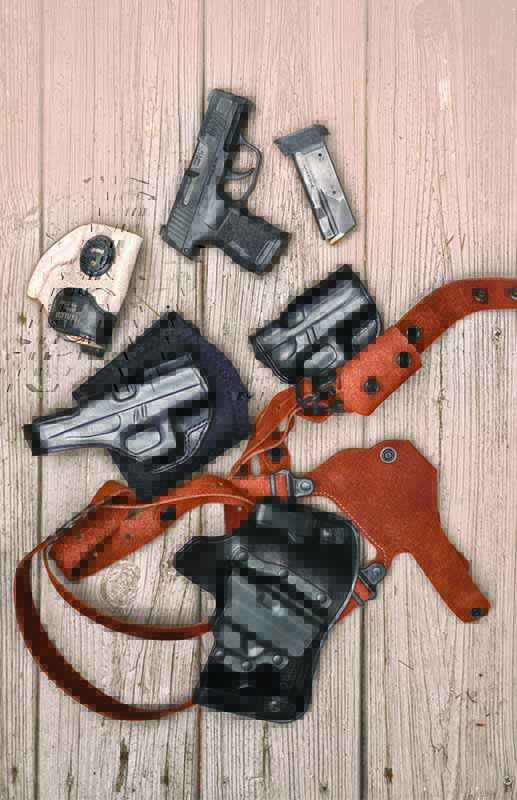 They’re lots of concealed carry holsters to choose from. Pick the one that fits your lifestyle and the way you dress. Sometimes, the answer isn’t just one.