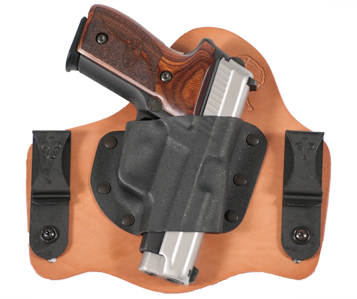 The Crossbreed SuperTuck Deluxe combines the comfort of leather with the gun retention and speed of draw of Kydex. 