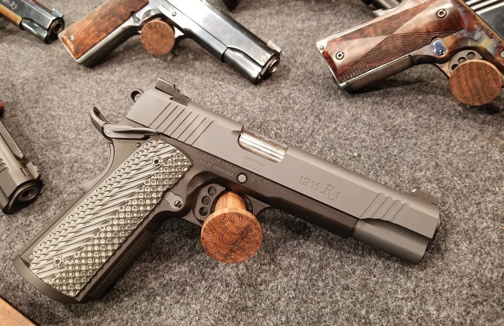 You’re only limited by your imagination and the resources and skills of your gun builder when it comes to designing a custom gun. These 1911 R1 pistols came from Remington’s Custom Shop.
