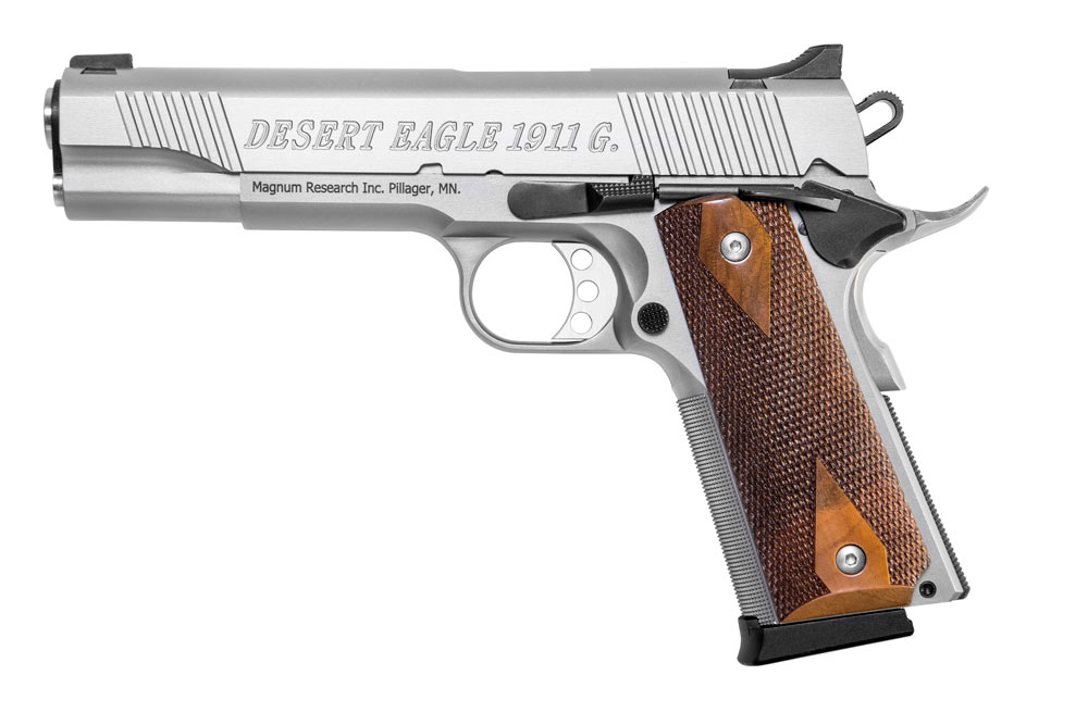Magnum Research has introduced its three models of Desert Eagle 1911s in stainless steel versions.