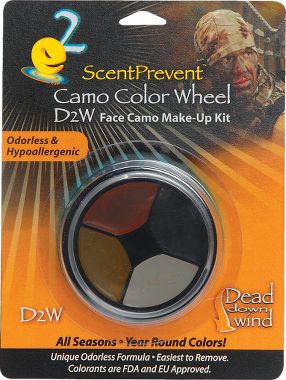 Dead Down Wind Face Paint Camo Color Wheel