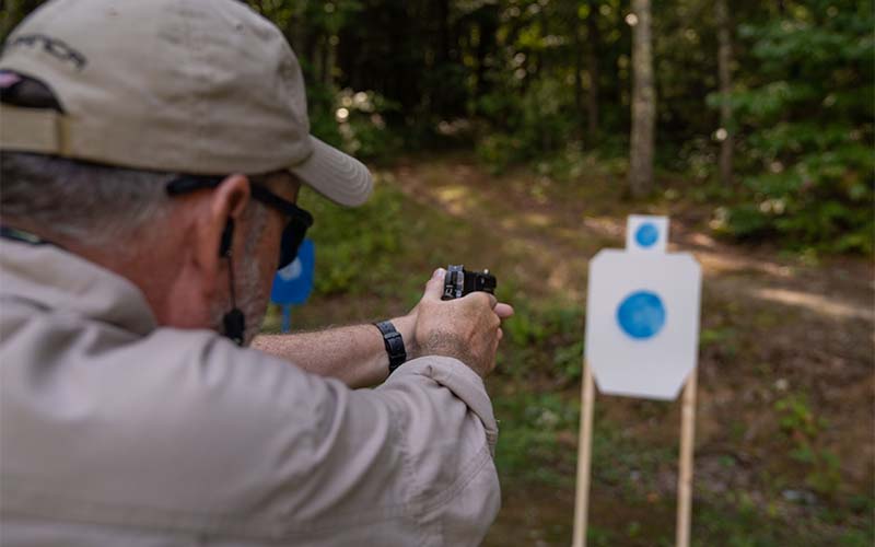 Defensive Handgun training aiming