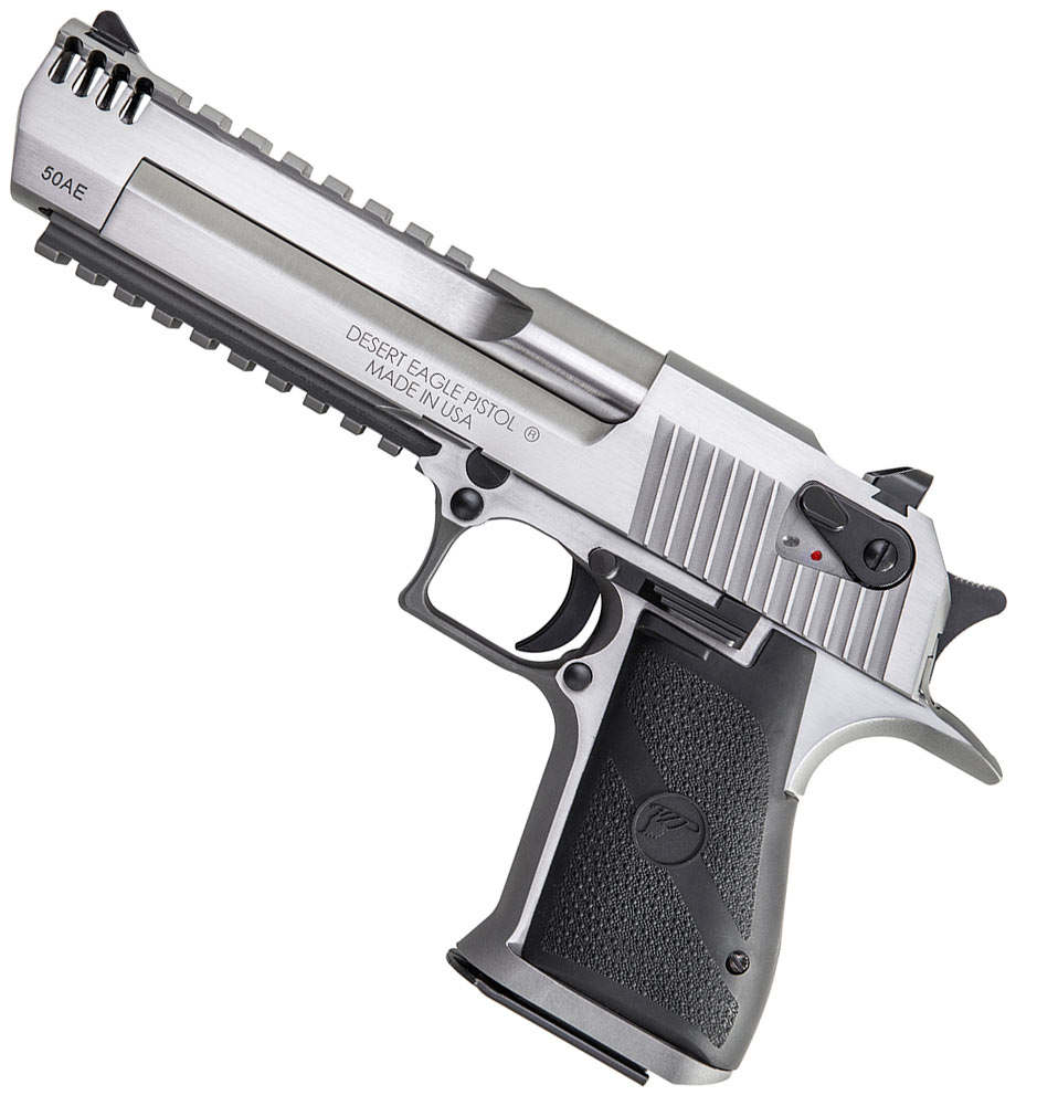 Magnum Research has produced a eye-catching version of its Desert Eagle, decked out in stainless steel.