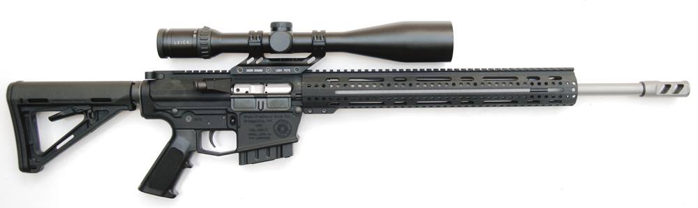 As tested the ERS-10 chambered in 6.5 Creedmoor with a Leica ER5 4-20x50 scope in a Weaver MSR mount weighed 11 pounds, 6 ounces.