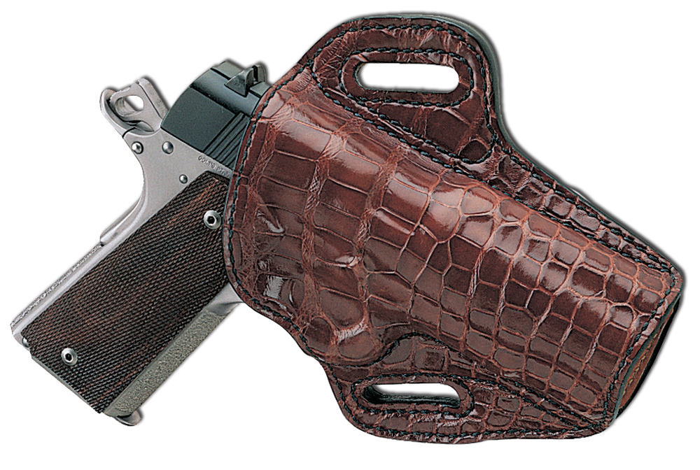 Leather holsters, like this Galco Concealable Exotic, give the wearer many advantages including comfort and a lifetime of durable use. But even the best examples still need to be properly broken in when new.