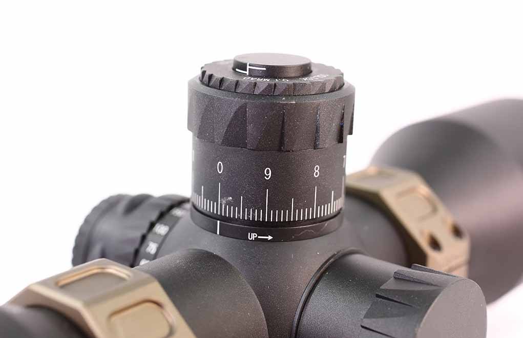 Adjustments on today’s optics are better than ever. The knobs are large and easy to use, the clicks are crisp and the markings make it clear where you are in the rotation.