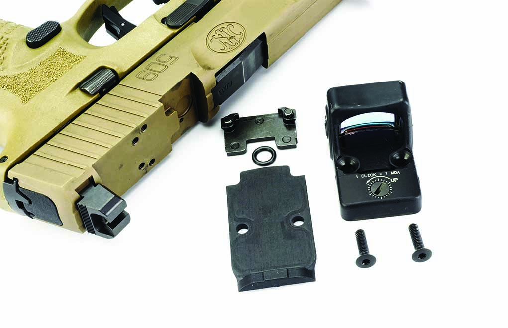 FN’s Low Profile Optics Mounting System is every bit as innovative as the plate system first used on the FNP-45 Tactical in 2006.