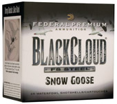 Federal Black Cloud shotgun ammunition snow goose