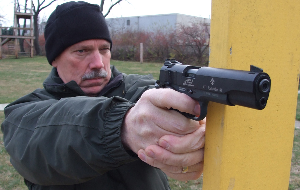 The GSG-1911 is manufactured by German Sport Guns and imported by American Tactical Imports.