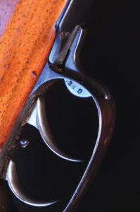 The conversion to a Mauser-style box magazine with hinged floorplate is one of the most beautifully executed floorplate-release mechanisms ever made – far superior to almost any modern rifle, including some ultra-high-dollar custom rifles. It is crisp, positive and unfailing. This rifle also has an excellent double-set trigger.