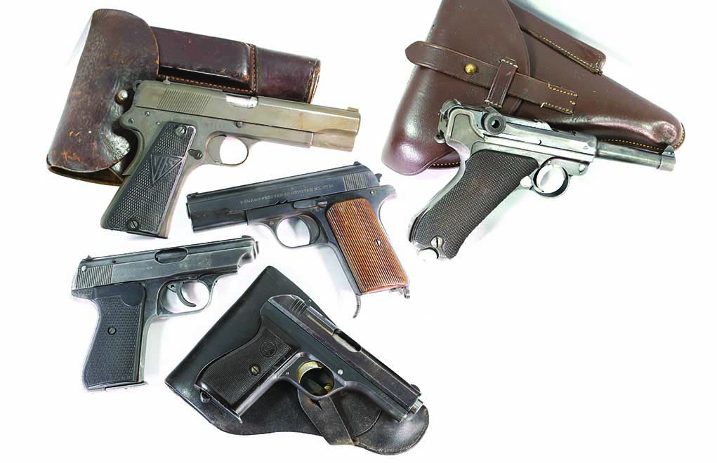 What was the most popular type of gun in Germany before World War