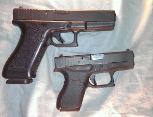 The Glock 42 looks like the rest of the family, but it’s the baby of the bunch. Here is how it compares to the Model 22.
