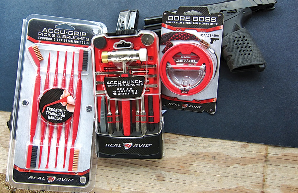 Tools from Real Avid included their Accu-Punch Hammer and Punches Kit, and Accu-Grip Picks and Brushes.