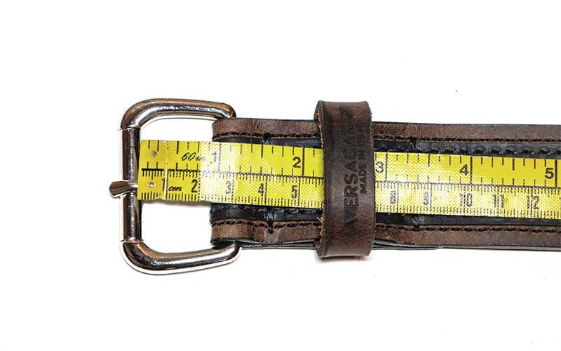 Gun Belt measuring