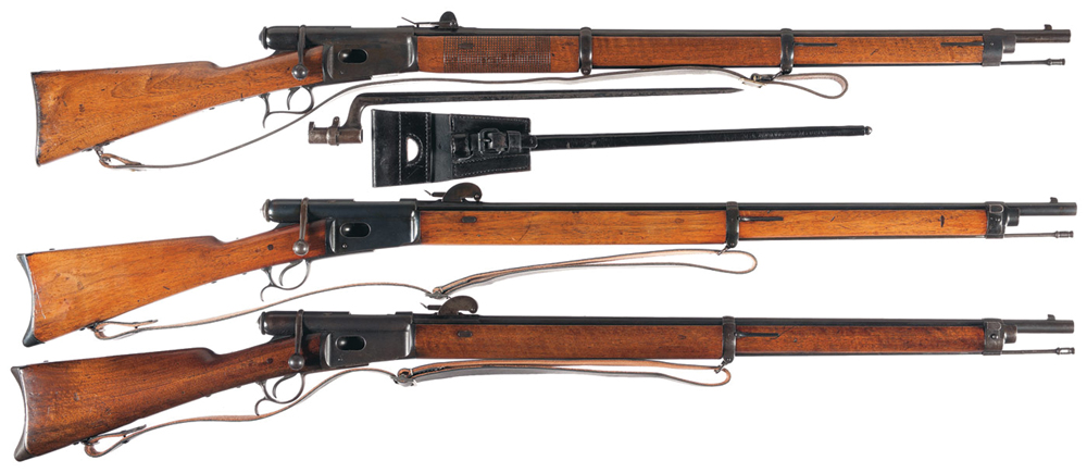 Gun collecting: The Swiss Vetterli rifle is worth looking at. Image courtesy of RIA auctions.