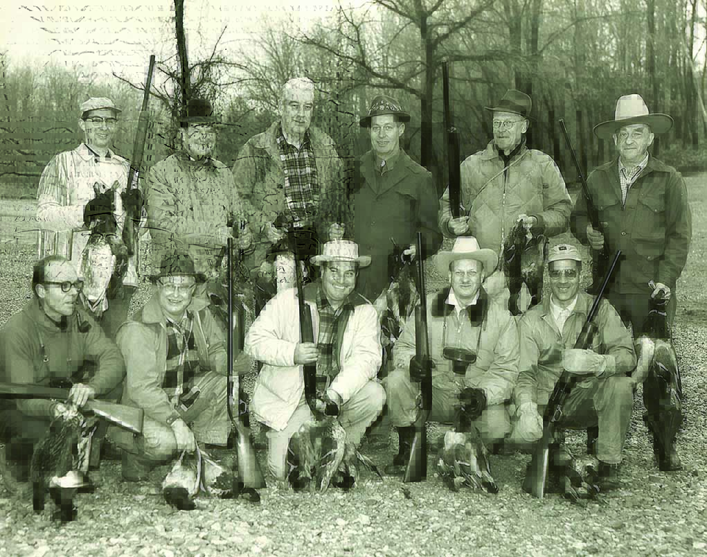 The 1940s and ‘50s editions of the Gun Digest Annual featured what have become today’s most-revered gun writers. This rare photo features some of them — Jack O’Connor, Elmer Keith, Warren Page and John T. Amber, among many others — larger than life. 