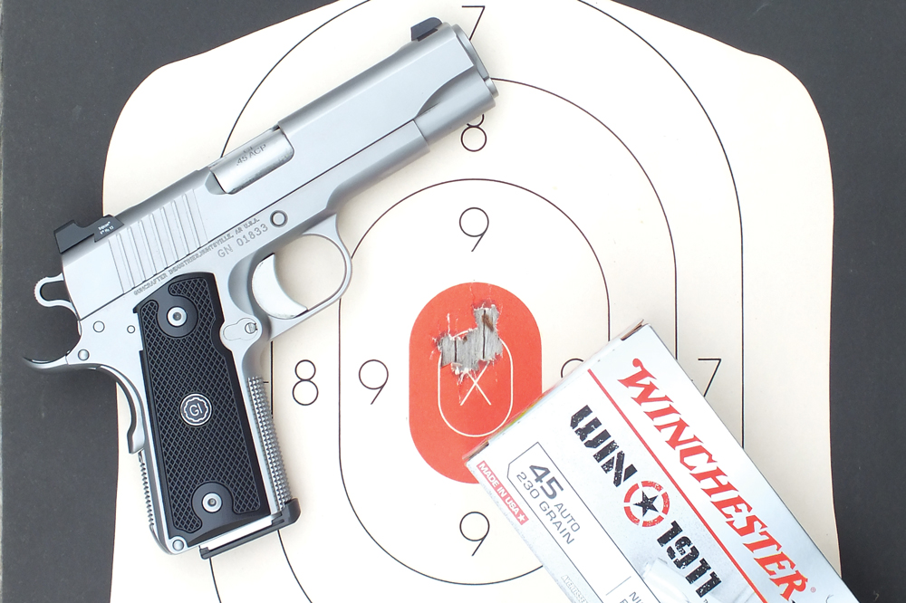 The match barrel and trigger of the CCO delivered tight, accurate groups. 