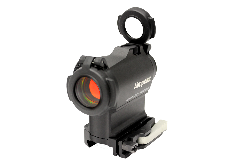 Now pre-mounted, Aimpoint's Micro Sights are ready to go on to a firearm straight from the box.