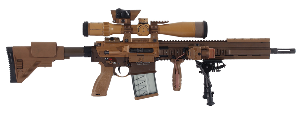 The HK G28 Marksman is currently deployed in Afghanistan. 