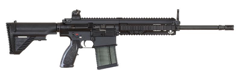 The HK MR762A1 debuts at SHOT Show 2012. It is based on HK's G28 Marksman rifles.