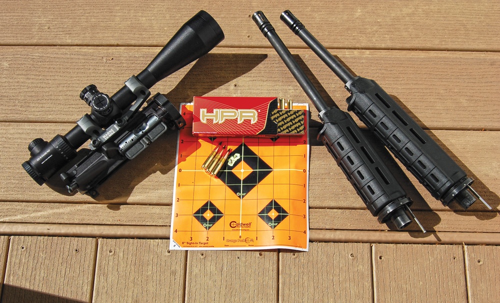 Tight groups are common with HPR ammo.