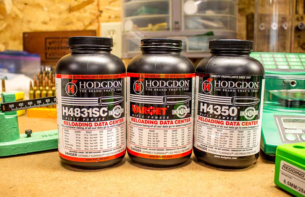 These are the author’s favorite three powders from the Hodgdon Extreme line. You can cover a lot of ground with just these propellants. 