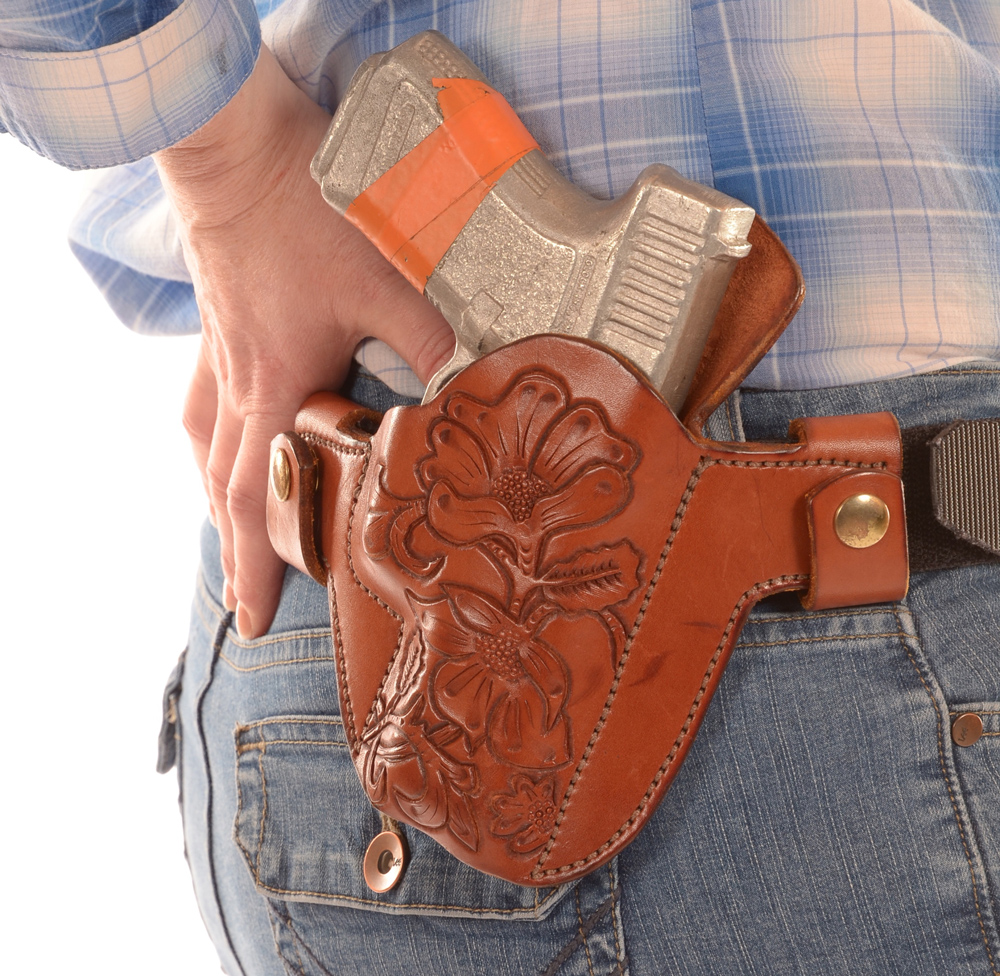 Concealed carry holster cant for women. 