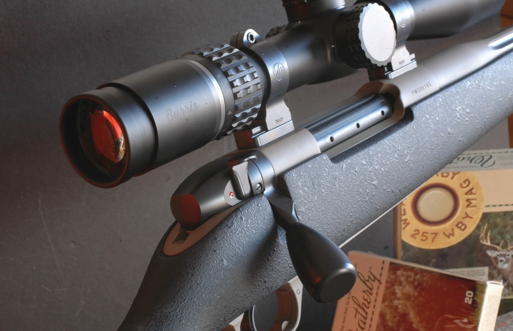The 26-inch cut-rifle Krieger barrel is fluted and threaded. Chamber specs, installation is done by Weatherby.
