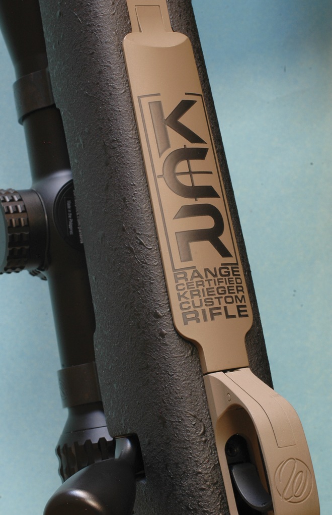 All Weatherbys have a 1-MOA guarantee. This Range-Certiﬁ ed KCR comes with data for best loads.
