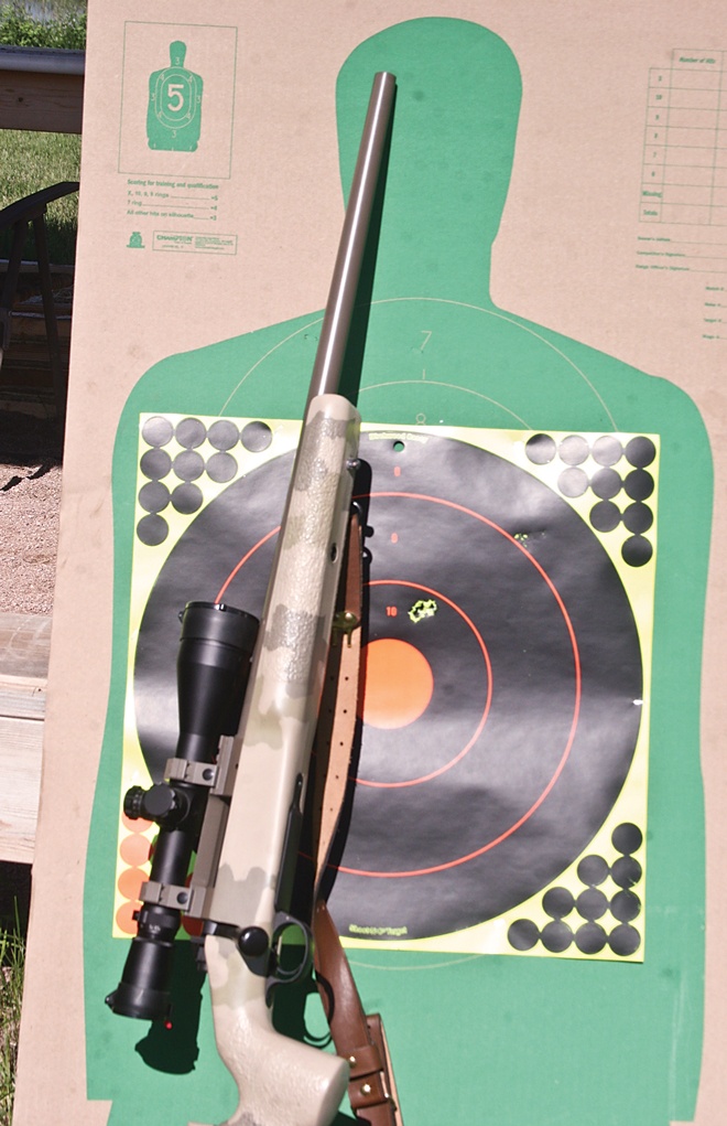 From this 100-yard target out to the 1,000-yard gong, the Kimber Advanced Tactical produced consistent sub-MOA accuracy — especially with the author’s handloads.