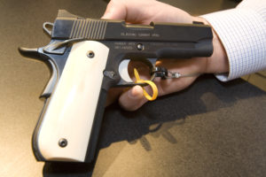 The Kimber Classic Pro Carry 1911 unveiled at SHOT Show 2012. Photo by Corey Graff.